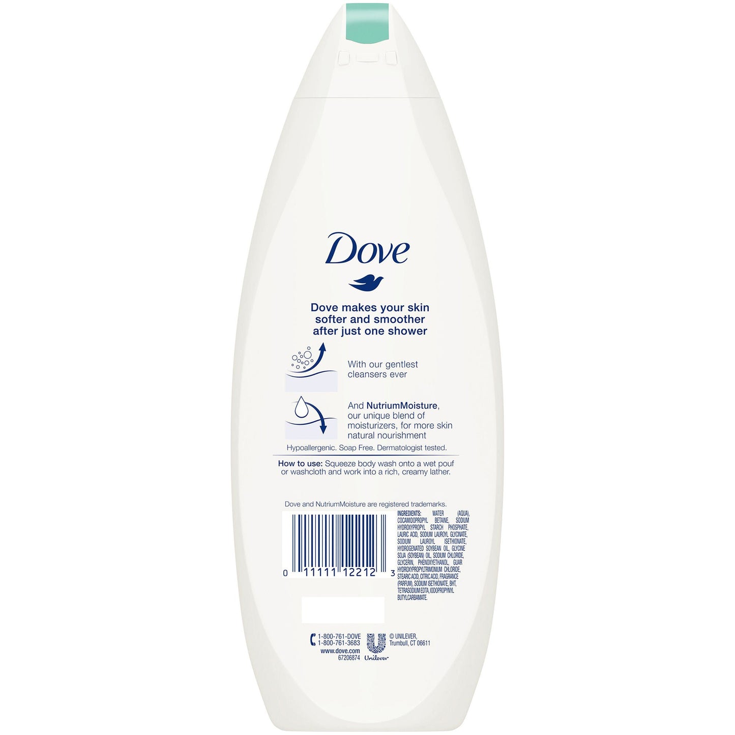 BODY WASH, DOVE SENSATIVE SKIN11OZ
