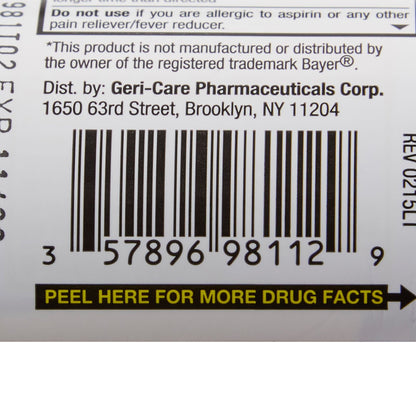 ASPIRIN, TAB ENTERIC LOW DOSE 81MG (120B/BT 12BT/CS)