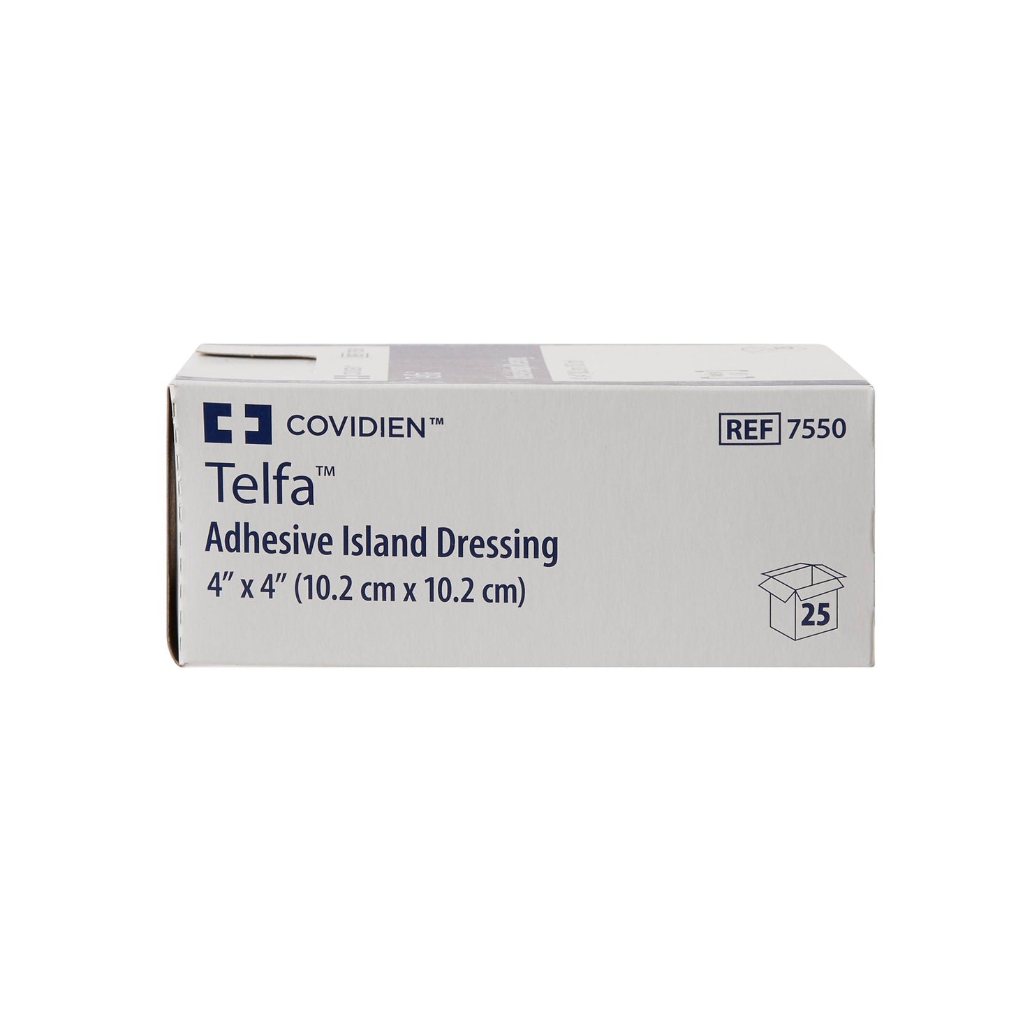 DRESSING, TELFA ISLAND 4"X4" (25/BX 8BX/CS) KENDAL