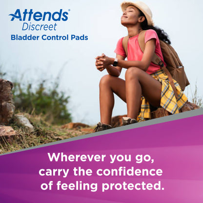 PAD, BLADDER CNTRL ATTENDS DISCREET MODERATE (20/BG 10BG/CS)