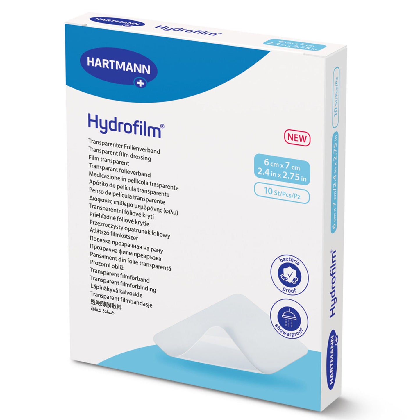 DRESSING, WOUND HYDROFILM ADH TRNSPRNT 2.4"X2.75" (10/BX)