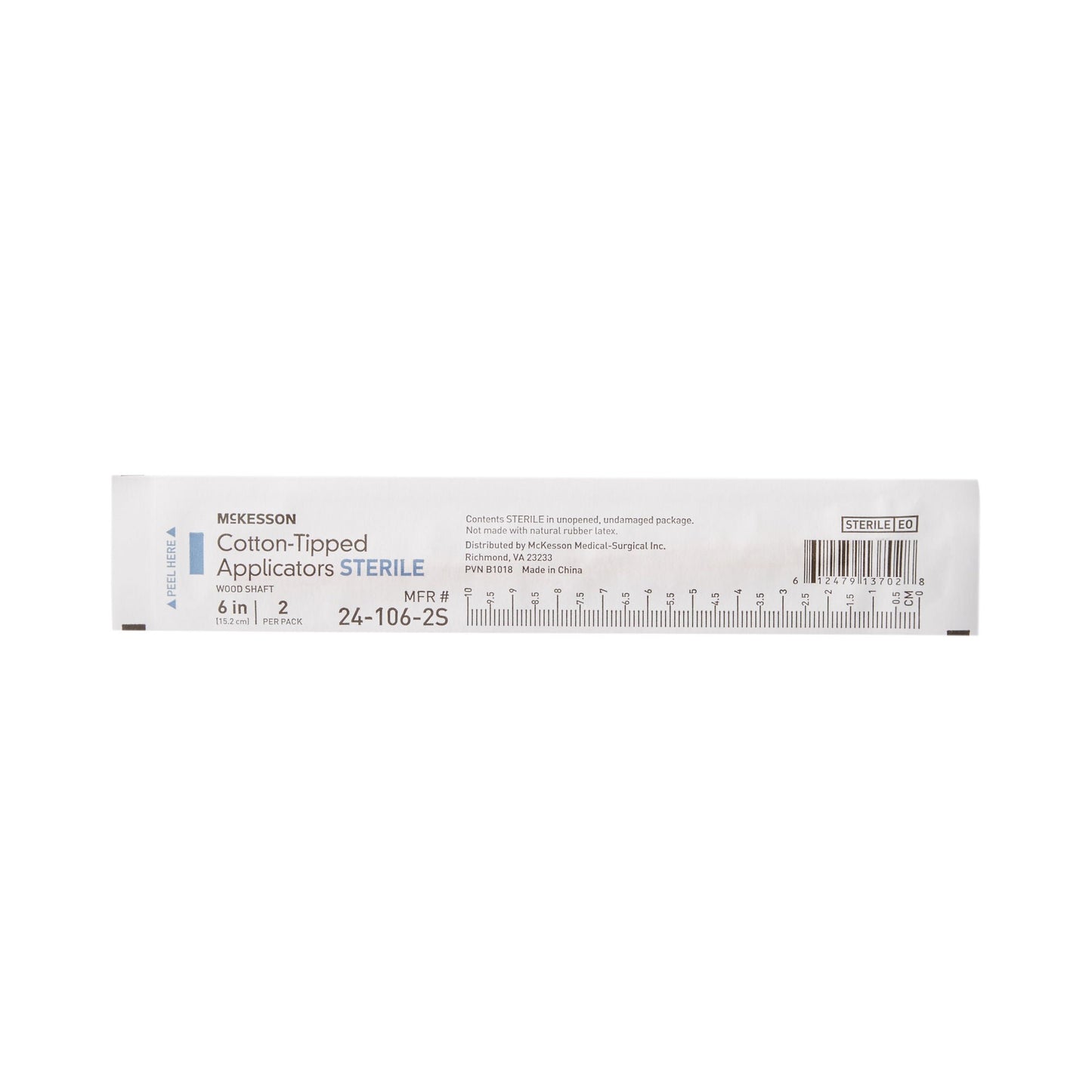 APPLICATOR, COTTONTIP STR 6" (2/PK 100PK/BX 10BX/