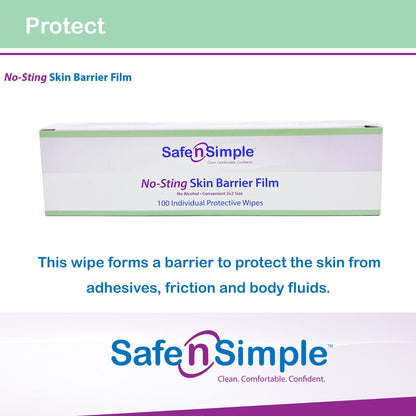WIPE, SKIN BARR ALCHL FREE (100/BX 100BX/CS)