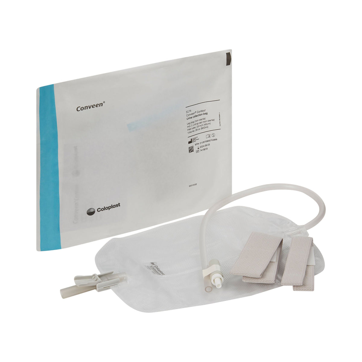 BAG, LEG W/STRAP LG 28OZ (10/BX) MENTOR