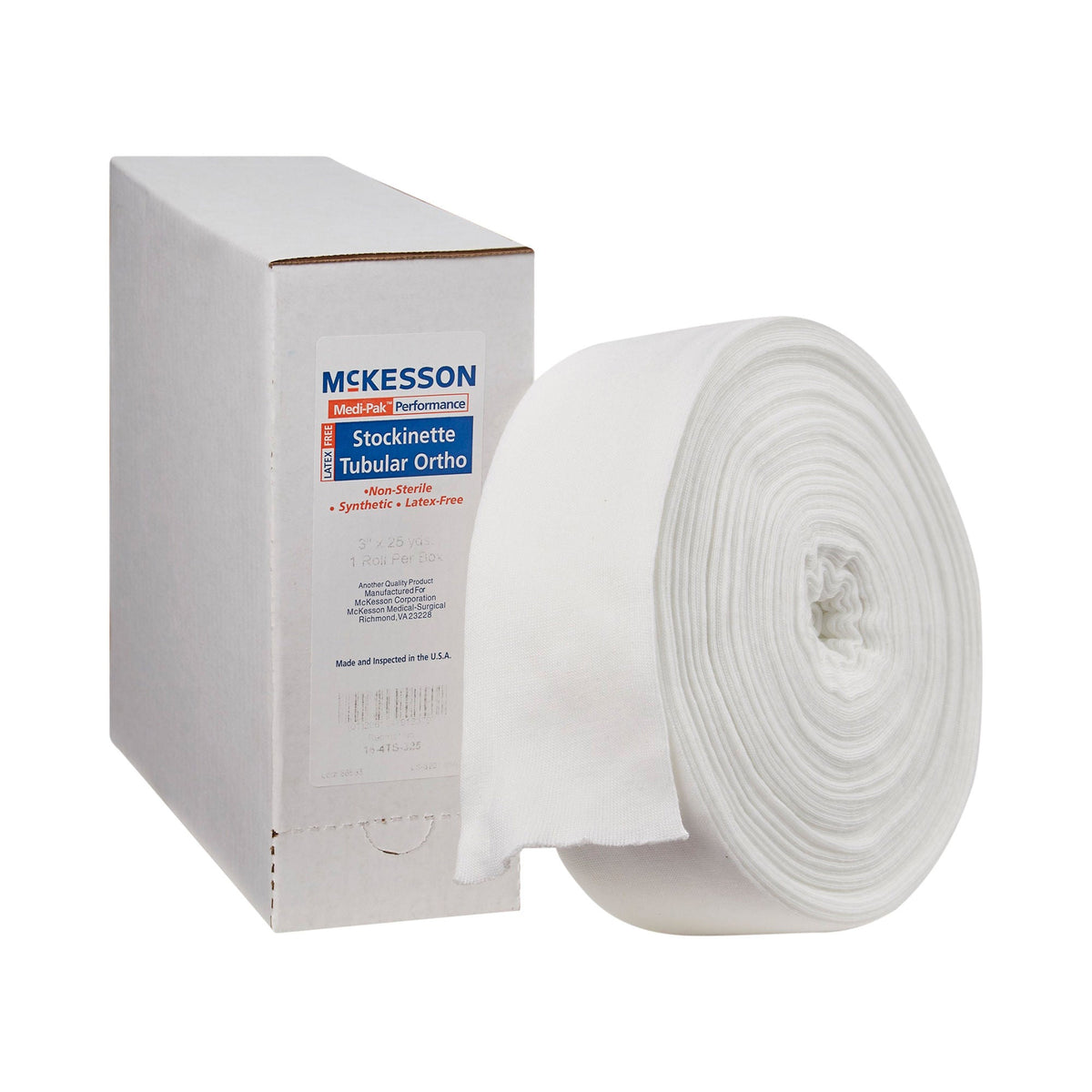 STOCKINETTE, TUBE POLY 3"X25YD(12RL/CS)