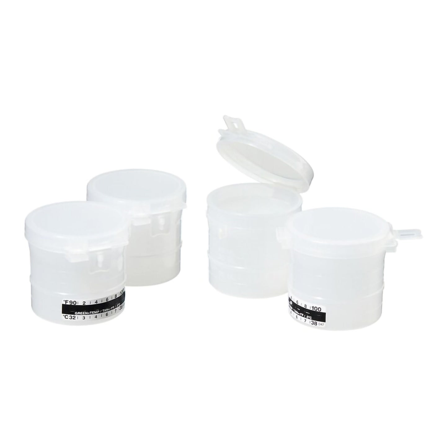 VIAL, FLIP TOP TAMPER EVIDENT W/LABEL 90ML (400/CS)