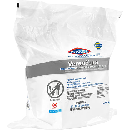 WIPE, DISINFECTANT VERSASURE ALCHL FREE REFILL (110/PK 2PK/C