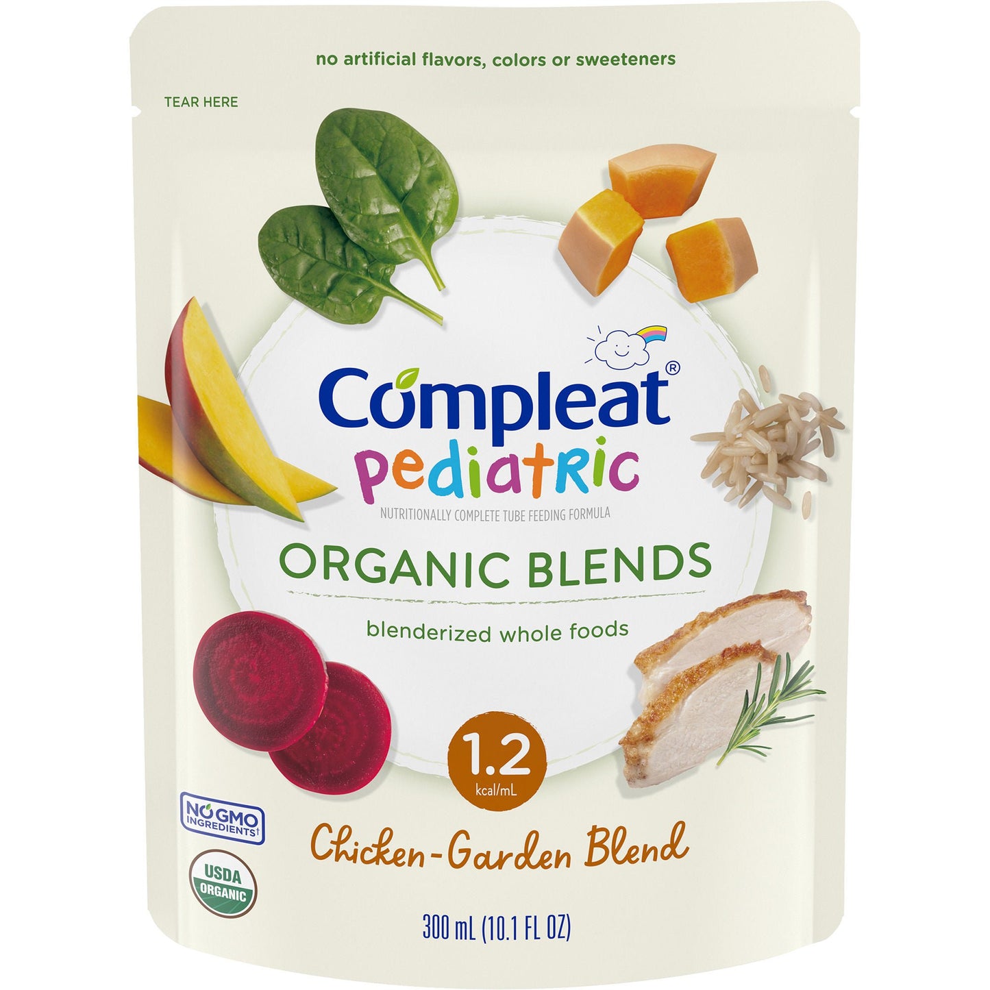 FORMULA, COMPLEAT ORGANIC CHICKEN GARDEN PED 10.1OZ (24/CS)