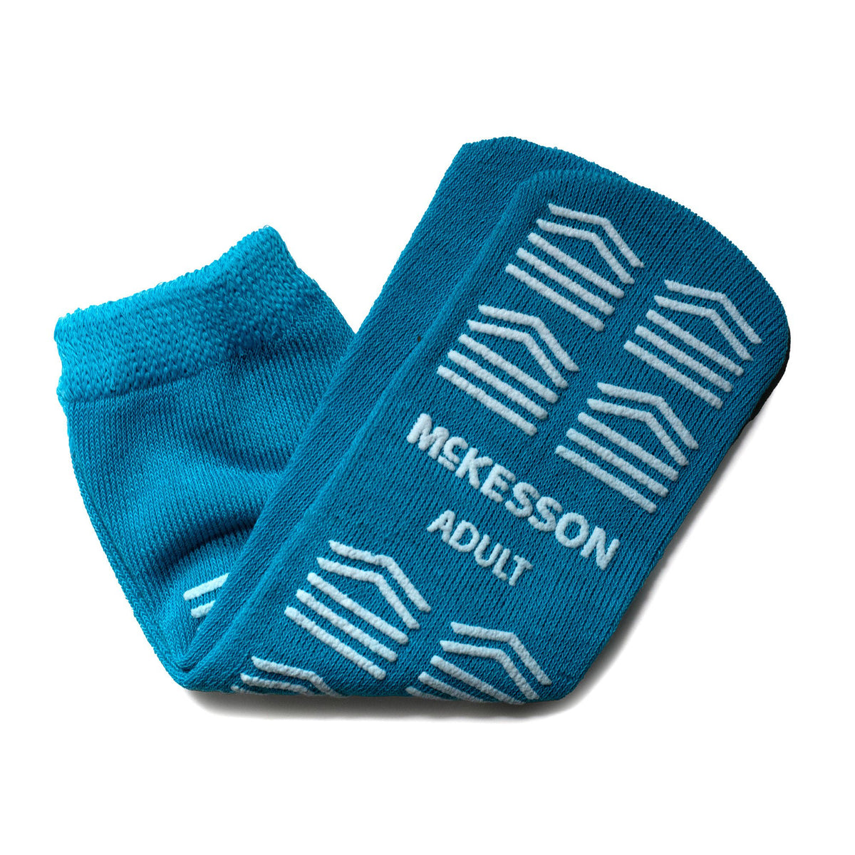 SLIPPER, TERRY TEAL ADLT (48PR/CS)