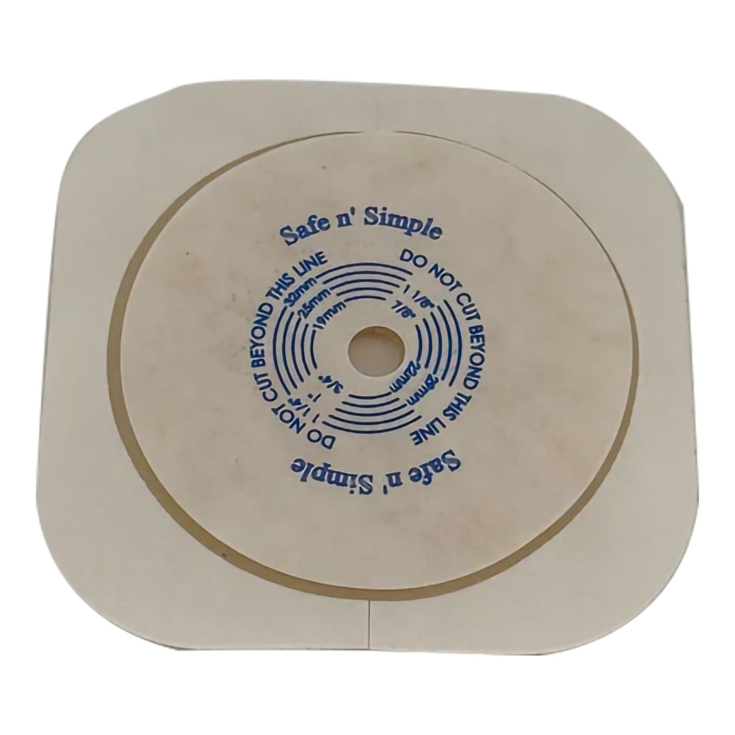 WAFER, OSTOMY 2PC EXT TAPE COLLAR WHT 1 3/4" (5/BX 8BX/CS)