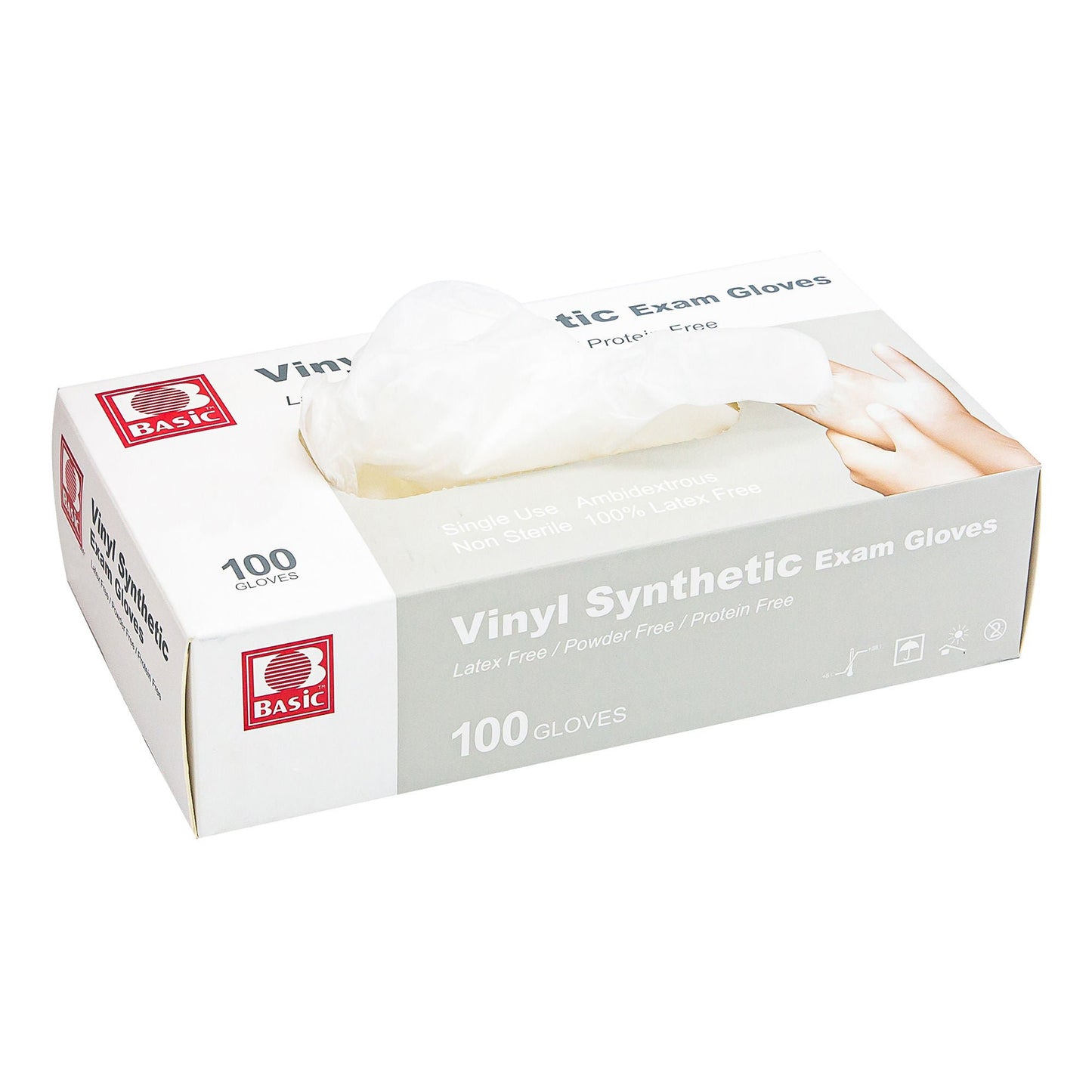 GLOVE, EXAM VINYL CONCENTRIC MED (100EA/BX)