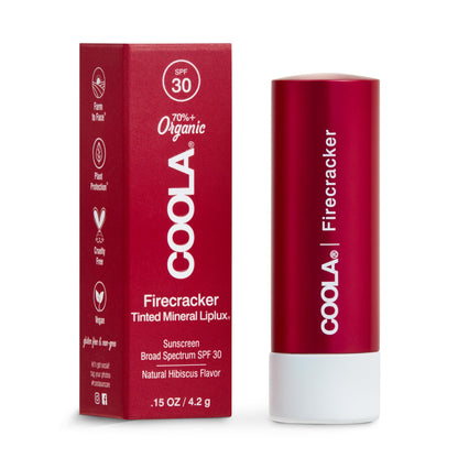 LIP BALM, MINERAL LIPLUX SPF30FIRECRACKER 0.15OZ (24/CS)