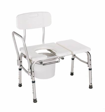 BENCH, TRANSFER BATHTUB W/COMMODE CAREXH