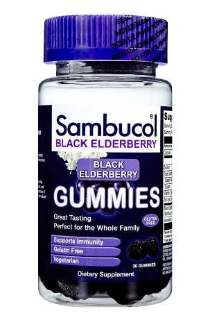 SAMBUCOL, GUMMIES BLACK ELDERBERRY (30EA/BT)