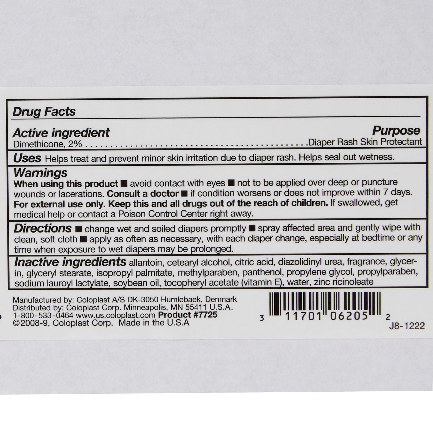 LOTION, BAZA CLEANSE/PROT ODORCNTRL SPRY 8OZ (12/ COLPLT
