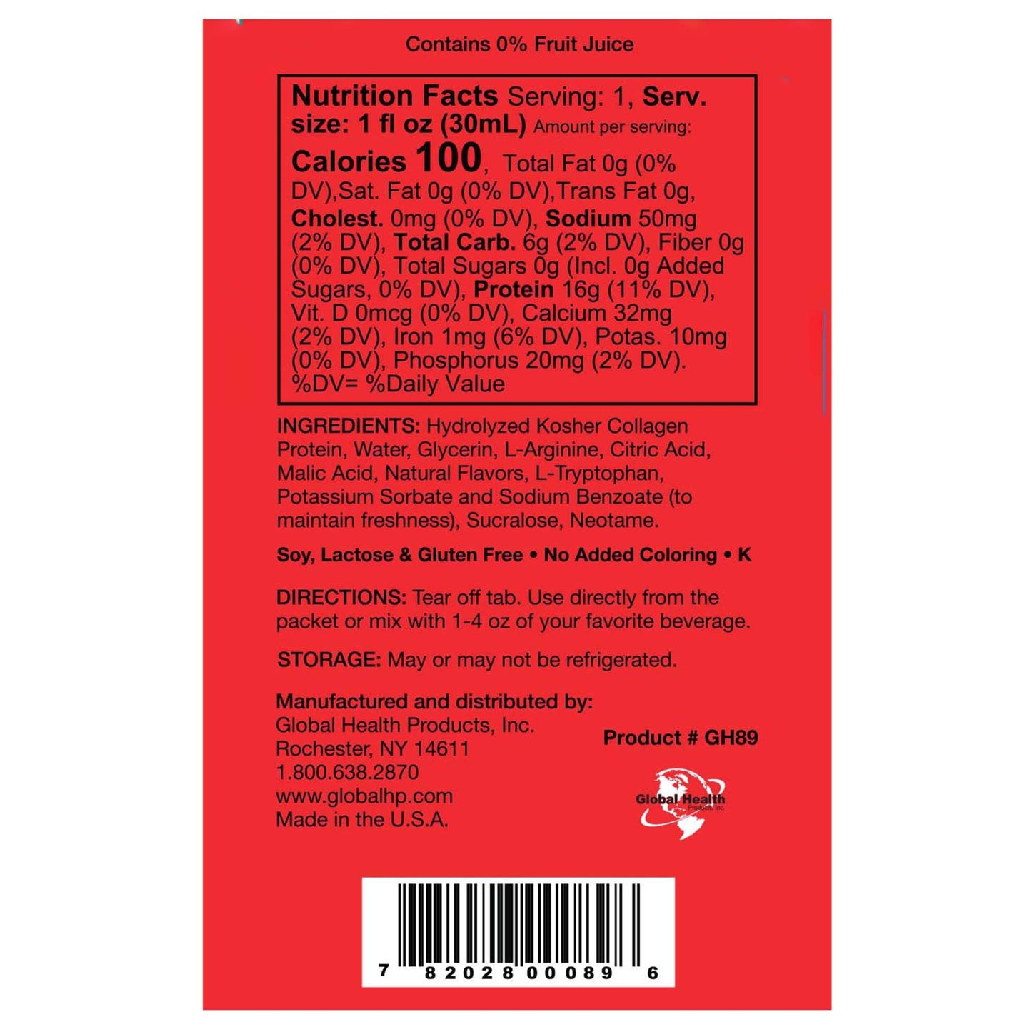 PROTEIN, LIQUACEL APPLE 1OZ PKT (100/CS)