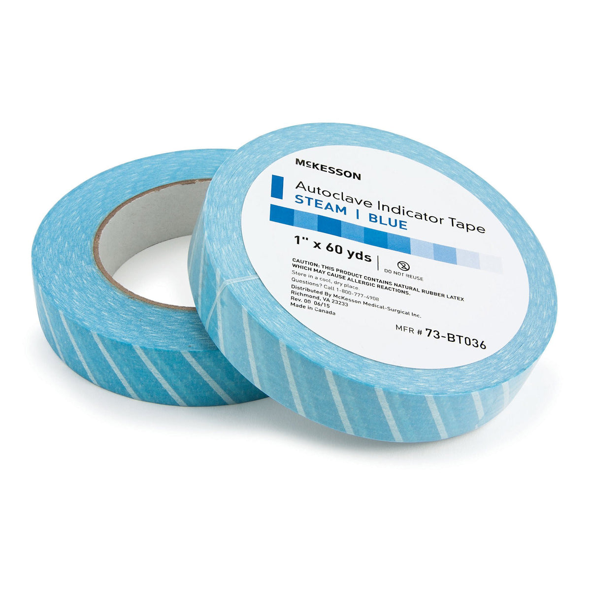 TAPE, INDICATOR BLU STM 1" (18/CS)