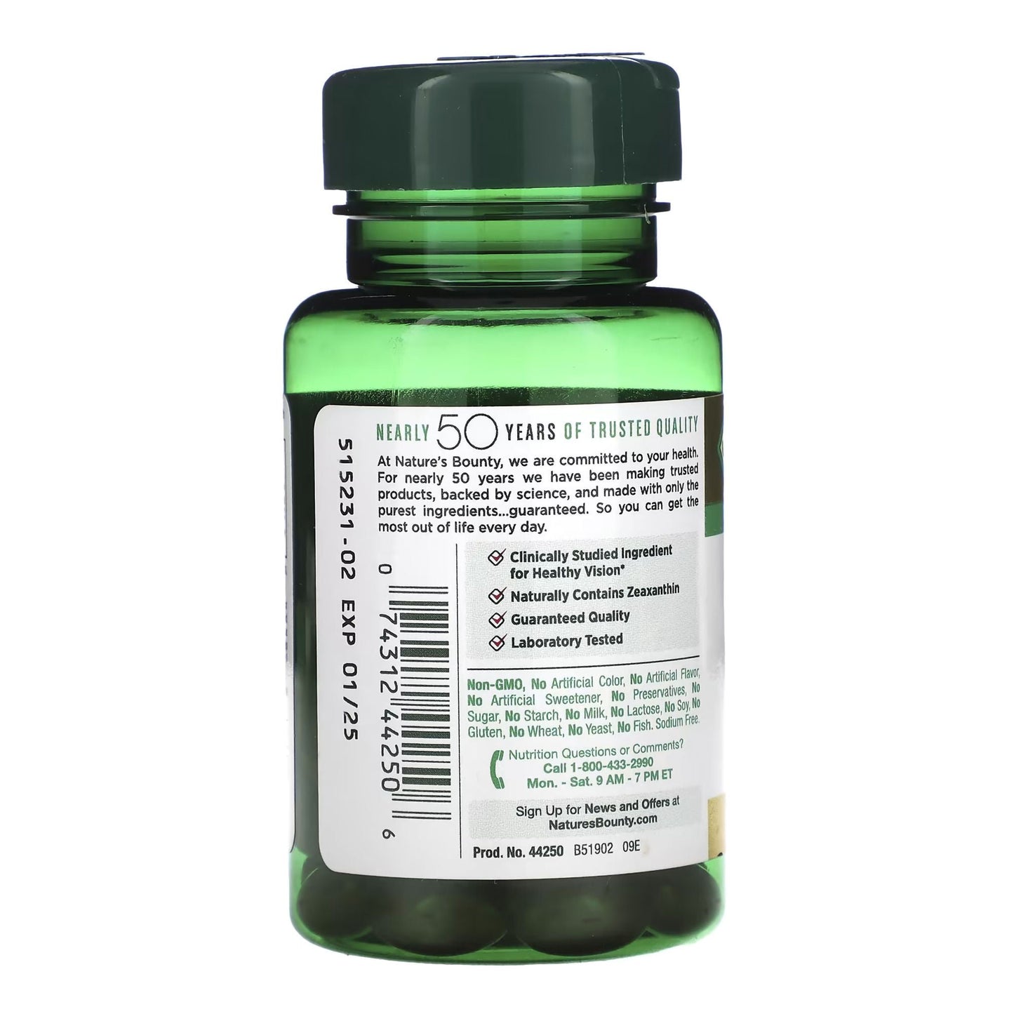 LUTEIN, CAP SGEL NATURES BOUNTY 40MG (30/BT)