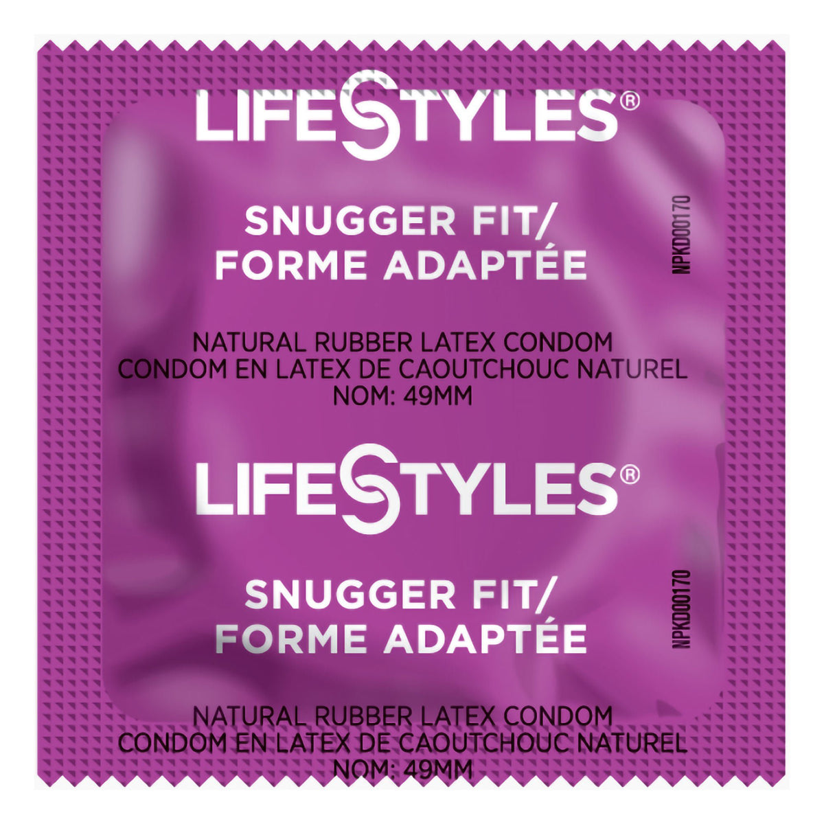 CONDOM, LIFESTYLES SNUG FIT LUBRICATED (1008/CS)