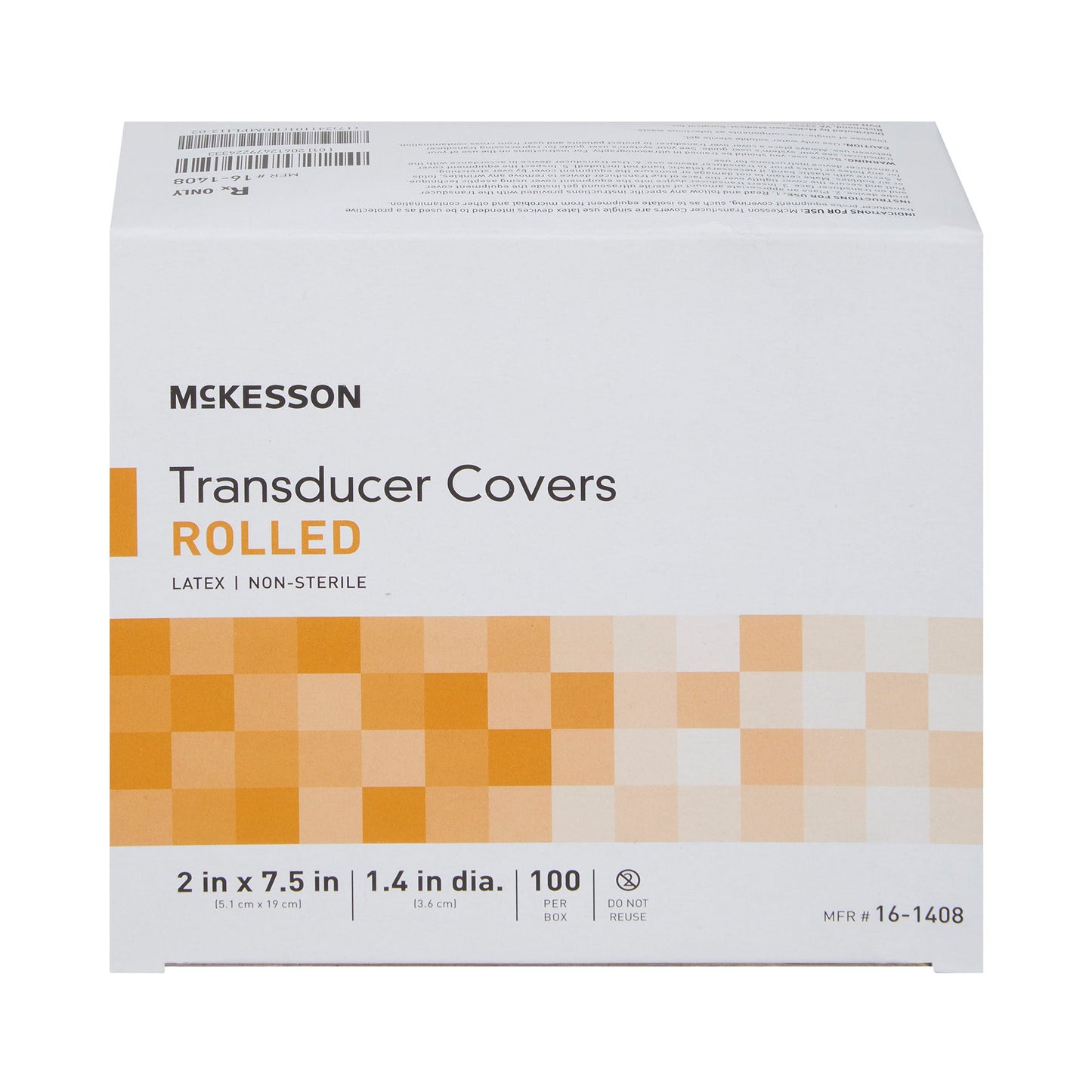 COVER, TRANSDUCER LATEX N/S 1.4"X7.5" (100/BX 24BX/CS)