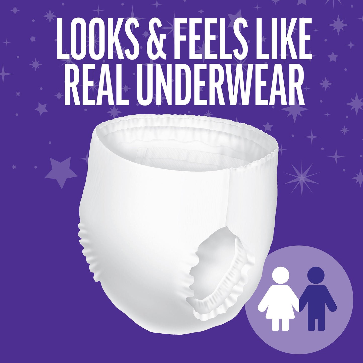 UNDERWEAR, PROT PULL ON SLEEPOVERS SM/MED (15/BG 4BG/CS)