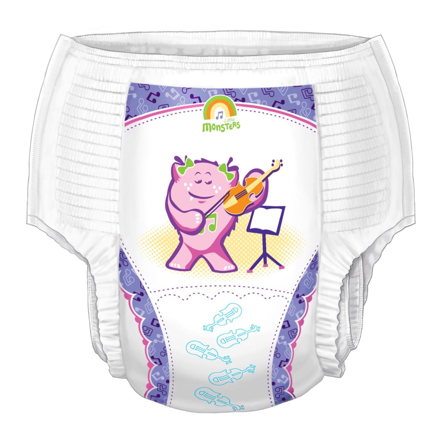 PANTS, TRAIN <34LB GIRL MED JHENSN CHAR (26/BG 4BG KENICO