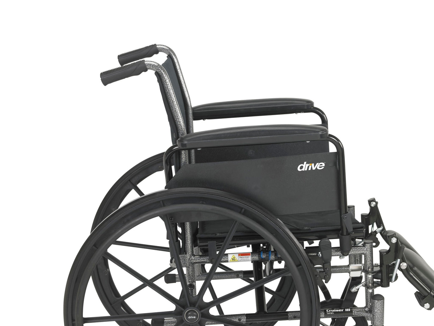 WHEELCHAIR, FLIP ARM 18"
