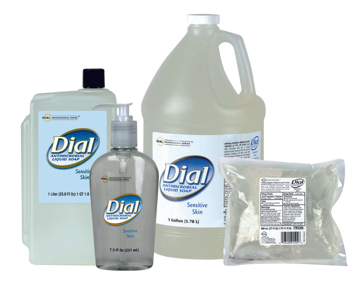 SOAP, DIAL SENS SKIN 1L (8/CS)