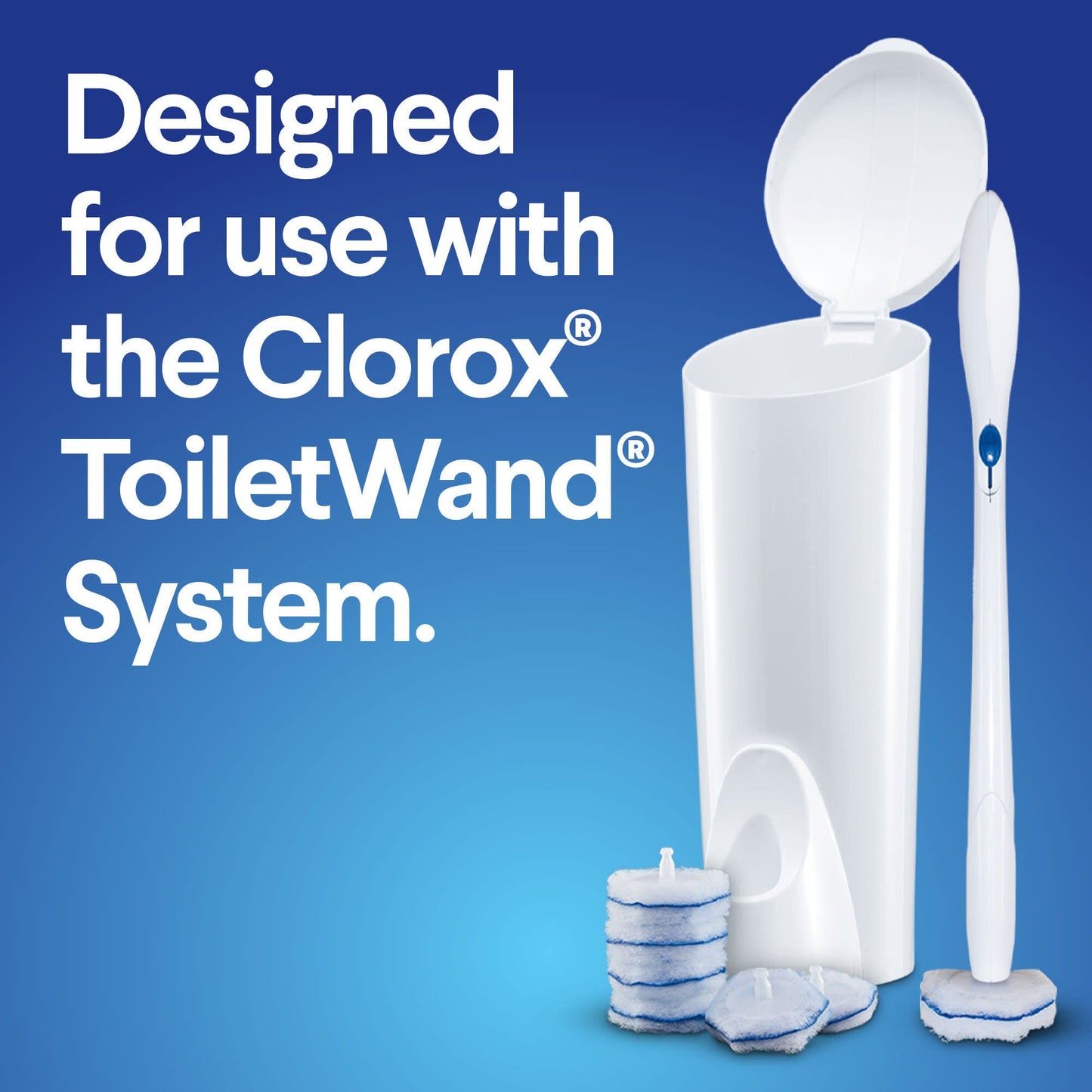 CLEANER, TOILET WAND CLOROX REFILL HEADS (10/PK 6PK/CT)