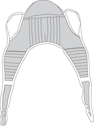 SLING, PATIENT LIFT PADDED SM