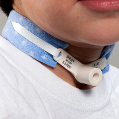 TRACH TU HOLDER, PED 1" WD (10/BX)