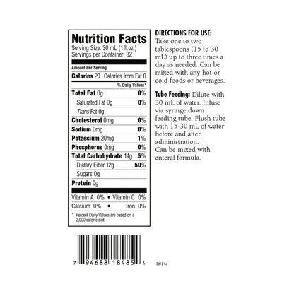 HYFIBER SUPP W/FOS, LIQ CITRUS32OZ (4/CS)