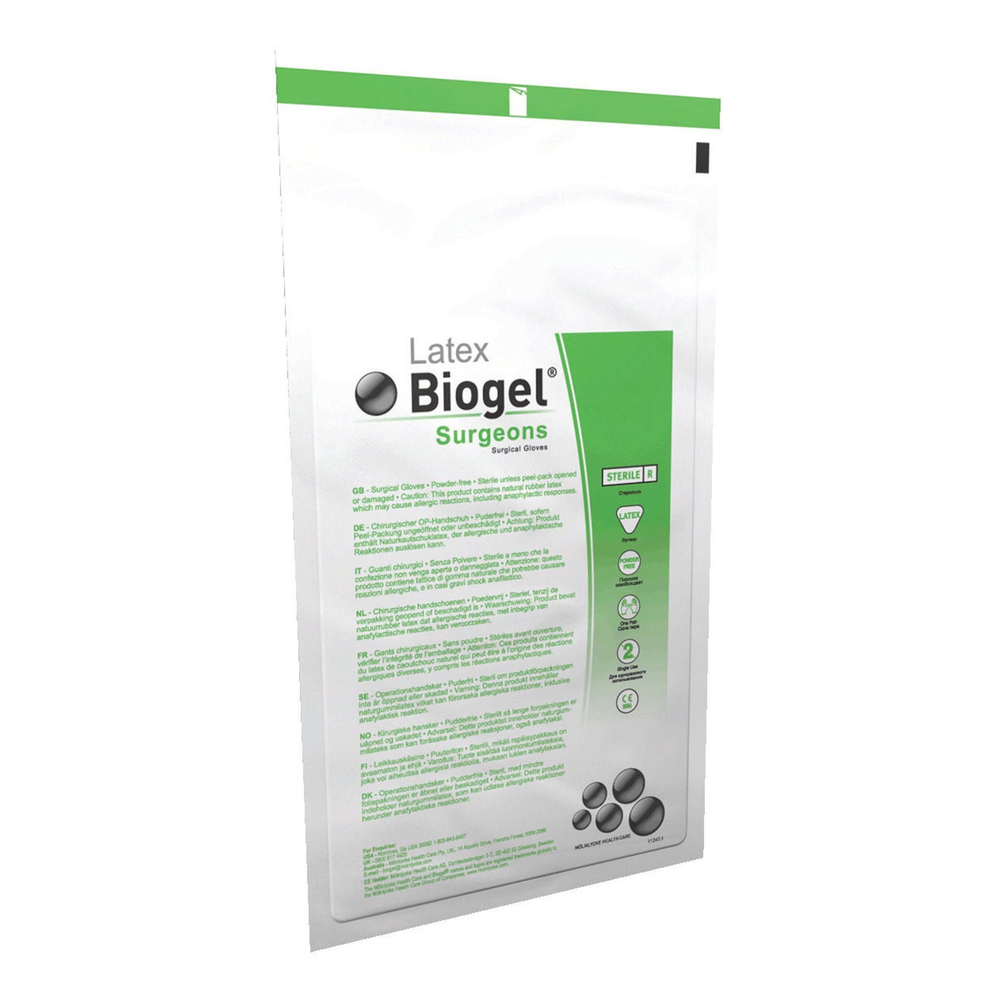 GLOVE, SURG BIOGEL 6.5 STR2 TXT (50PR/BX 4BX/CS)