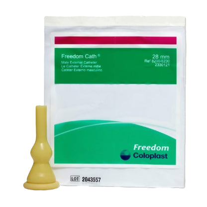 CATHETER, FREEDOM EXTERNAL CONDOM RED MED 28MM (100/BX)
