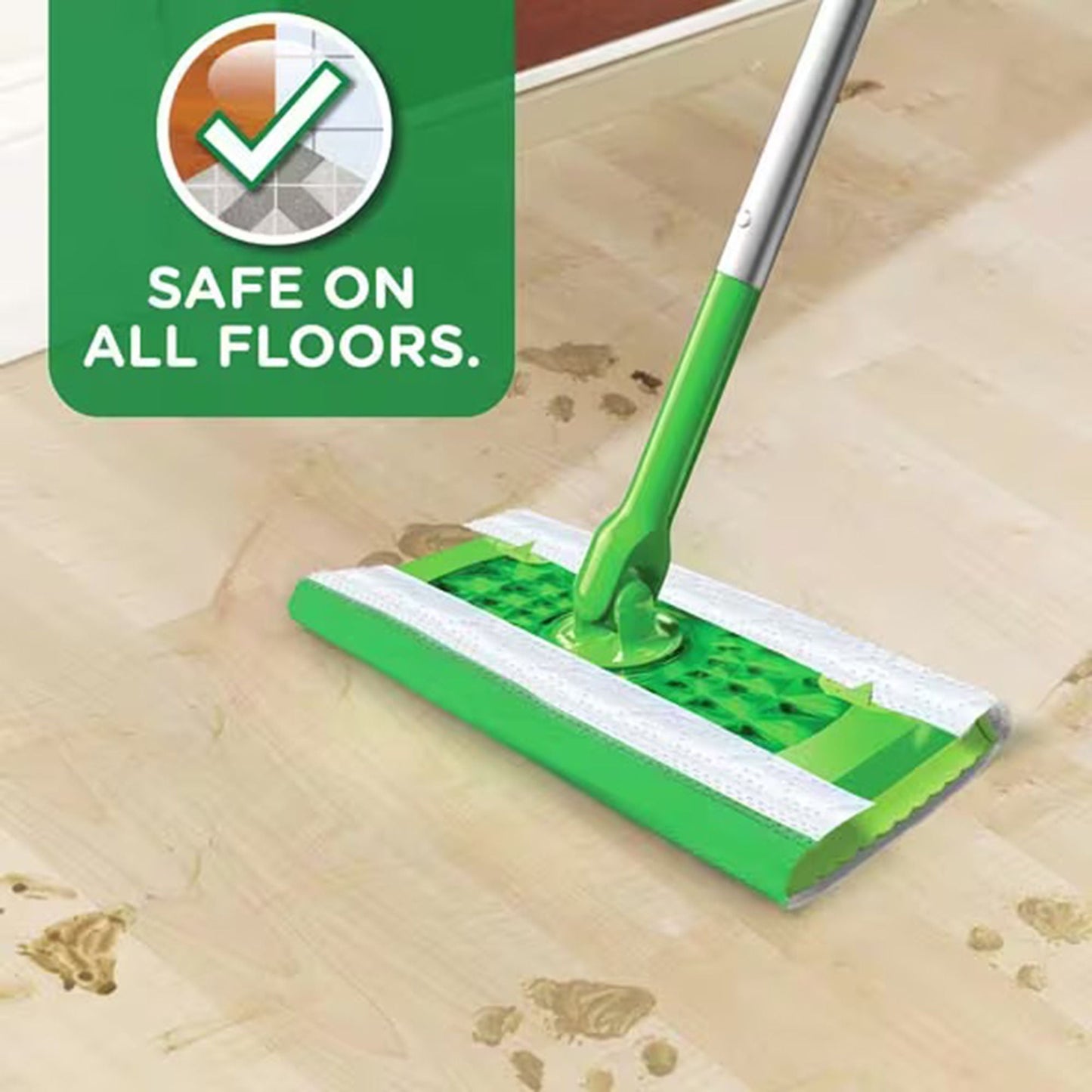 CLOTH, SWIFFER WET FRESH SCENTREFILL WHT 8X10" (12BX 6BX/CS)
