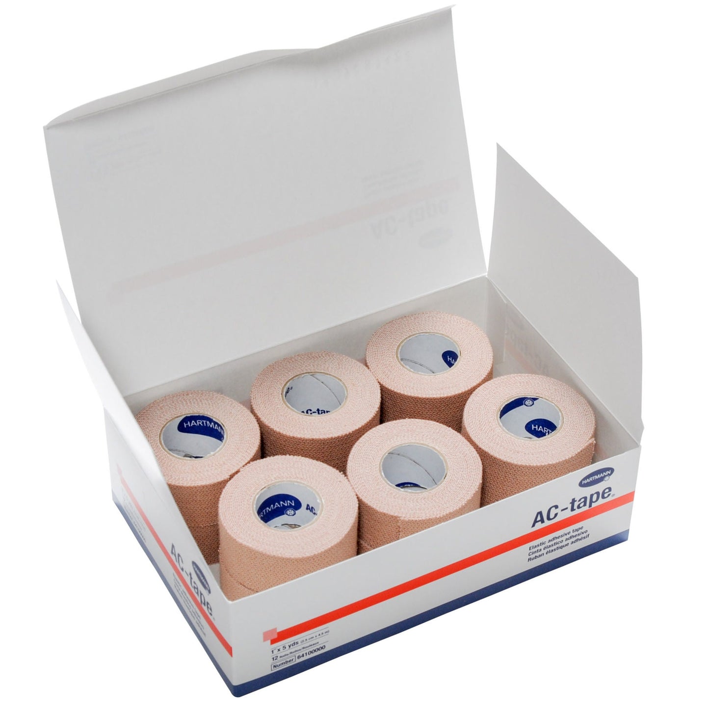TAPE, ADHSV ELAS 1"X5YDS (12/BX 12BX/CS) 94100000