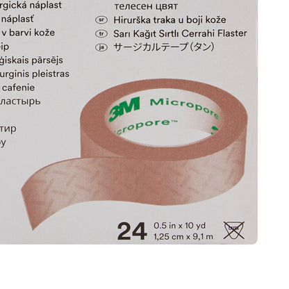 TAPE, ADHSV PAPER BRN 1/2"X10YDS (24/BX) 3M