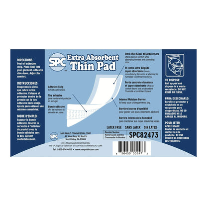 SPC Incontinence Liner, 12 Inch Length