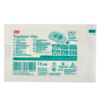 DRESSING, TEGADERM 2 3/8"X2 3/4" (100/BX 4BX/CS) 3M