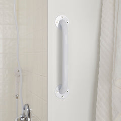 BAR, GRAB MOUNT PDR COATED WHT12" (3/CS)