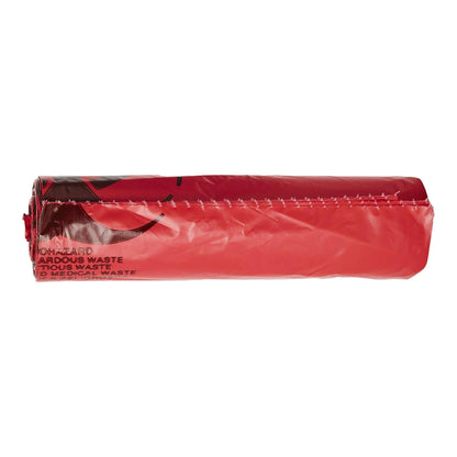 BAG, BIOHAZ HD LLDPE RED 40X461.6MIL (100/CS)