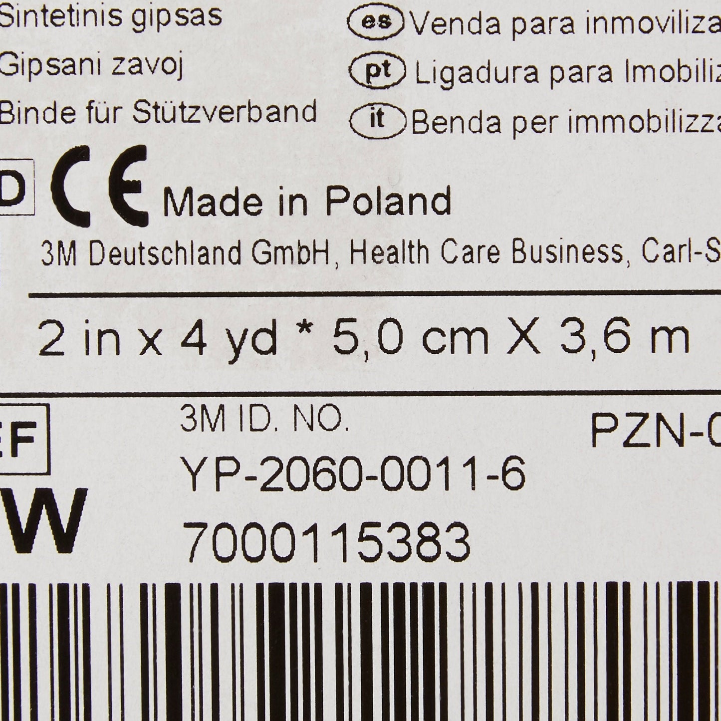 TAPE, CAST SCOTCHCAST 2"X4YDS BRT ORG (10/BX) 3MORTH
