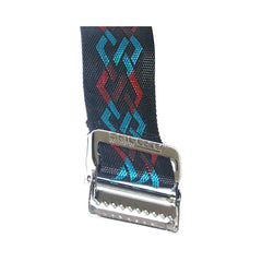 BELT, GAI W/METAL BUCKLE GEO PATTERN