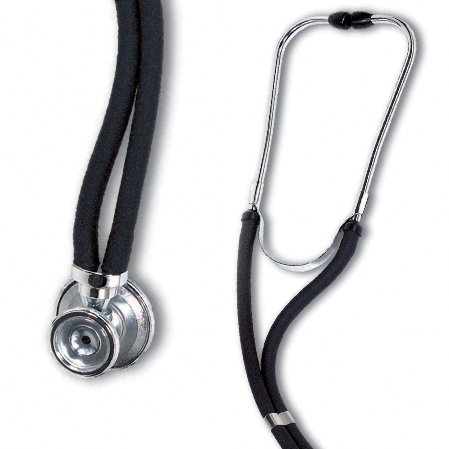 STETHESCOPE, SPRAG/RAP CHROME 30" W/BLK TU