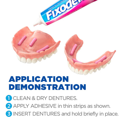 ADHESIVE, DENTURE FIXODENT ORIG CLEAN .75OZ (24/CS