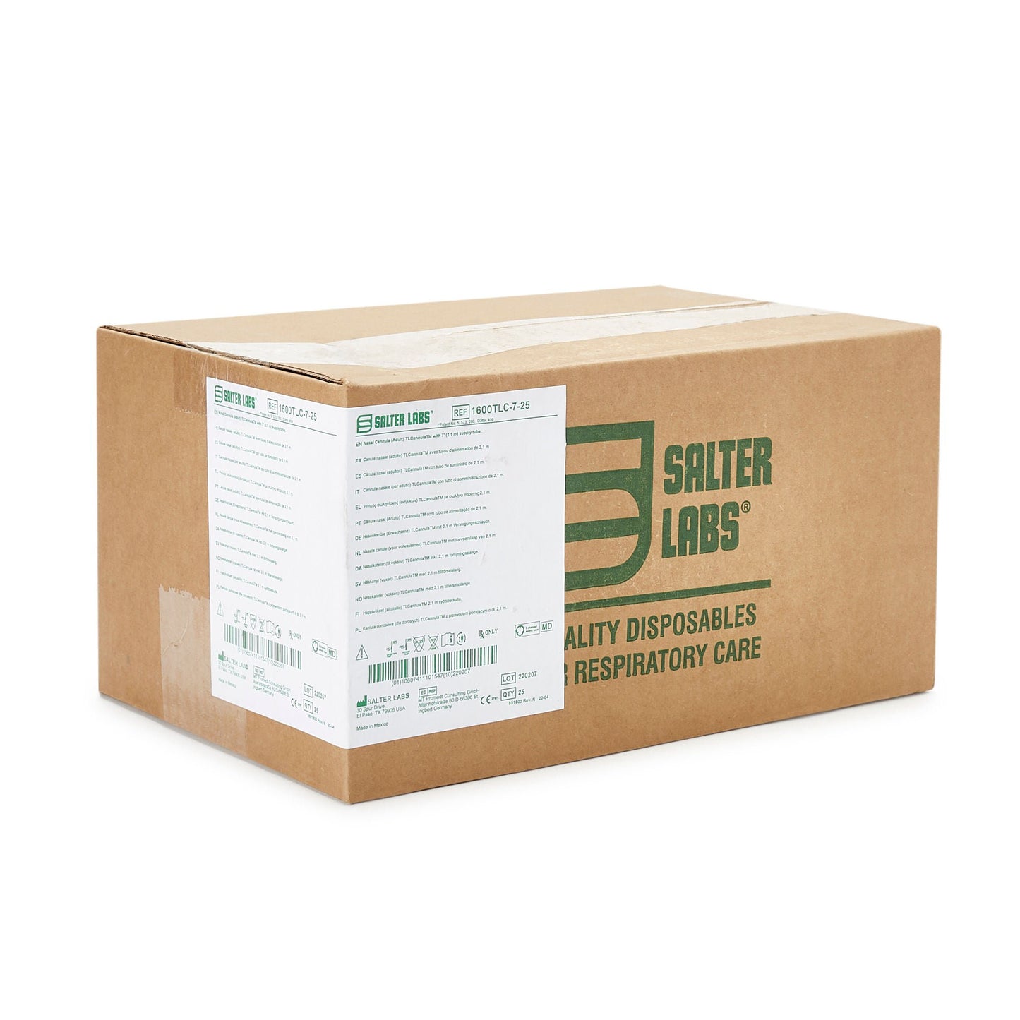 CANNULA, ADLT AIR CUSHION (25/CS) SALTLB