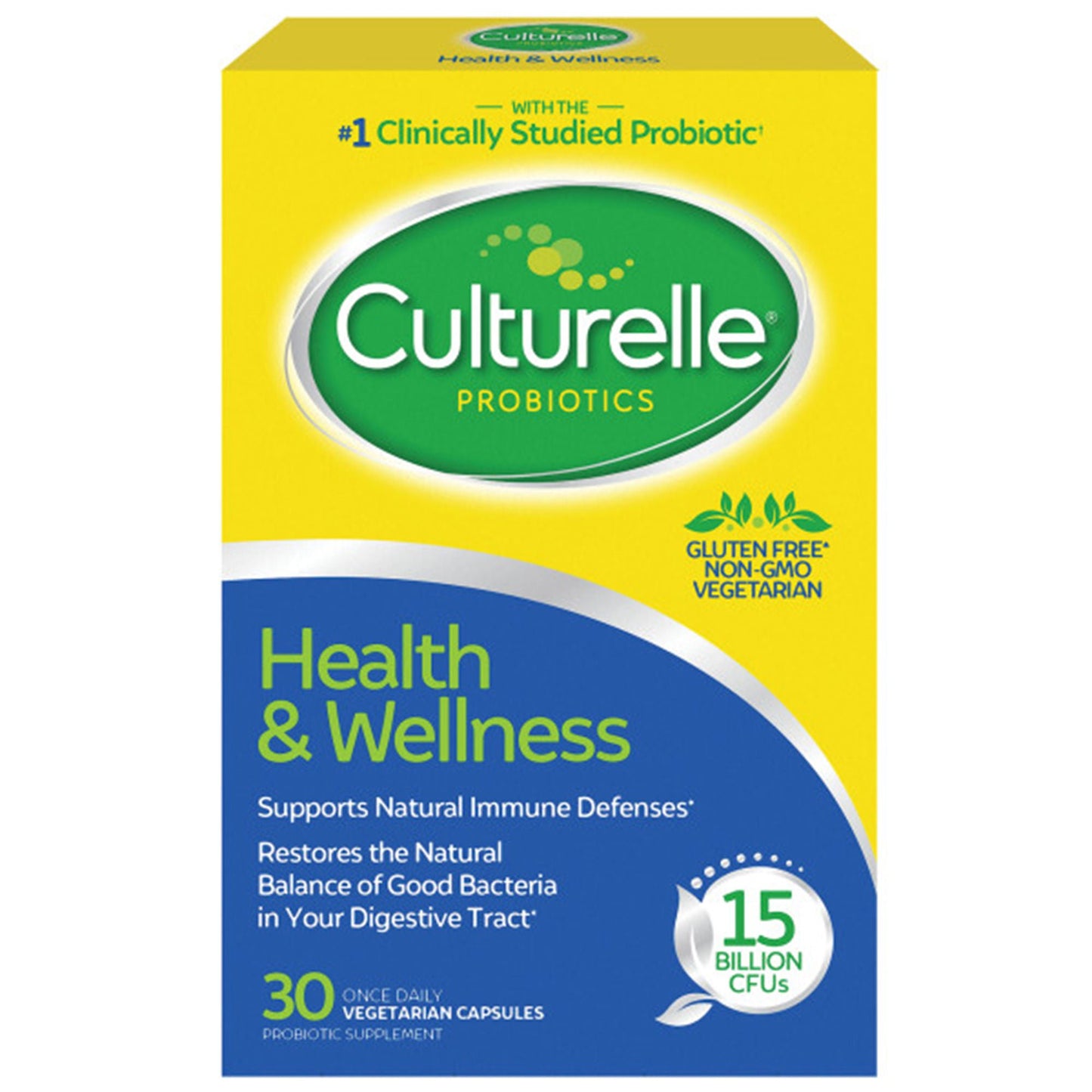 SUPPLEMENT, CAP CULTURELLE HEALTH & WELLNESS (30/BX 24BX/CS)