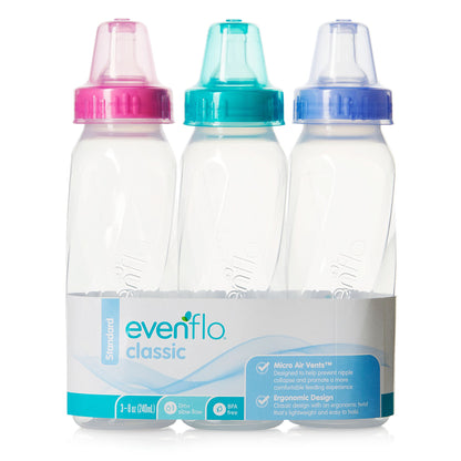 BOTTLE, CLASSIC TWIST PP CLR 8OZ (3/PK 12PK/CS)
