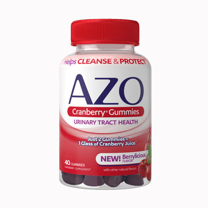 SUPPLEMENT, GUMMIES AZO CRANBERRY (40/BT 24BT/CS)