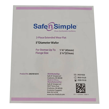 BARRIER, OSTOMY 2PC EXT HYDROCOLLOID 1 1/4"" (5/BX 8BX/CS)